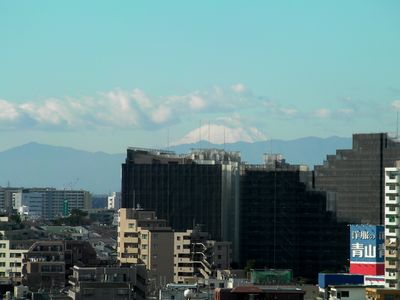 ちょっと雲が掛かりましたが、富士山見れました